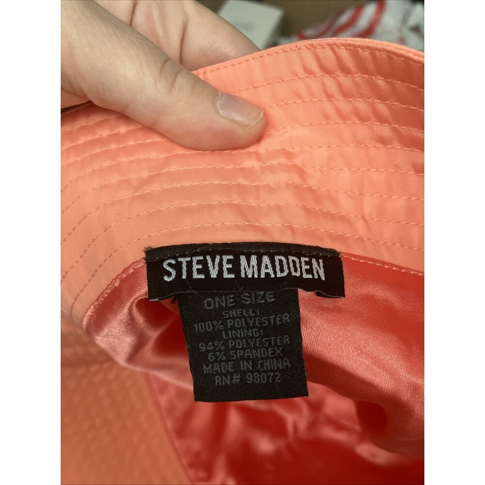 Steve Madden Satin Lined Bucket Hat-Black UPF 50+ Sun Protection 1 SFM New Notag - Picture 4 of 6
